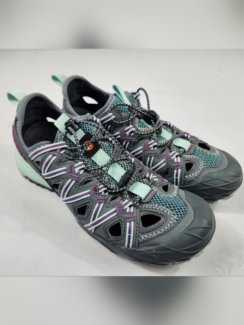 Merrell Women's 7.5 Blue Teal & Purple Outdoor Sandals Beach Shoes